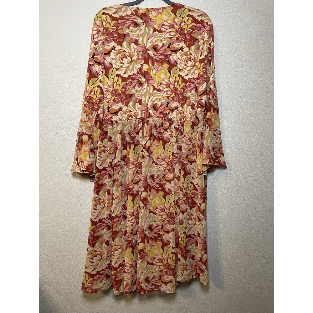 Torrid Mini Studio Knit Babydoll Floral Dress size 3X - Picture 4 of 10